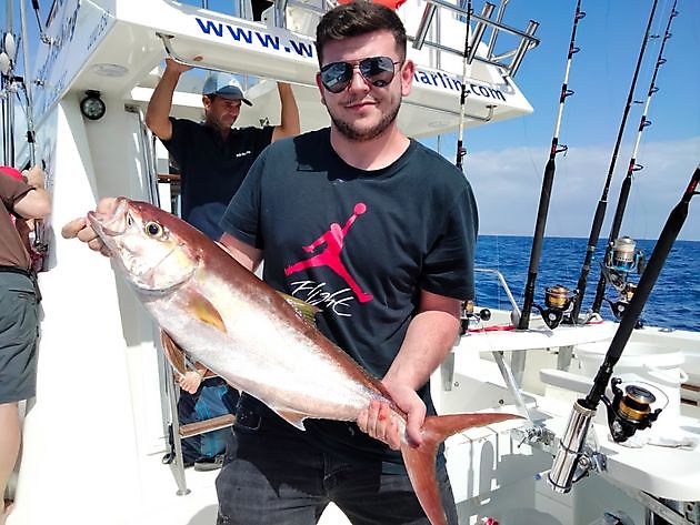 Shared Charter on the deep reef. White Marlin Gran Canaria