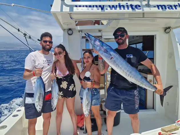 Wahoo, Skipjack-tonfisk!! White Marlin Gran Canaria