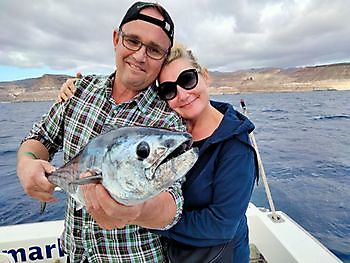 Fishing with live bait. White Marlin Gran Canaria