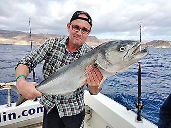 Fishing with live bait. White Marlin Gran Canaria