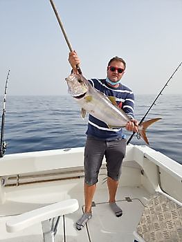 Explosión de serviola. White Marlin Gran Canaria