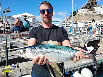 De vangst van vandaag. White Marlin Gran Canaria