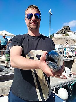 De vangst van vandaag. White Marlin Gran Canaria