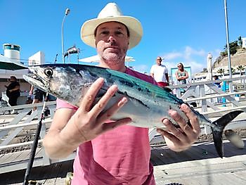 De vangst van vandaag. White Marlin Gran Canaria