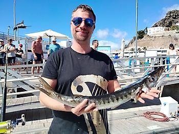 De vangst van vandaag. White Marlin Gran Canaria