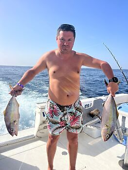 Sun, nice sea, good catch White Marlin Gran Canaria