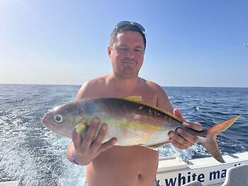 Sun, nice sea, good catch White Marlin Gran Canaria