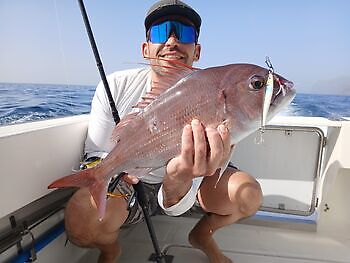 Sun, nice sea, good catch White Marlin Gran Canaria