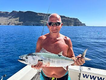 Vatten, regn och blåst, men fisheeeee!!! White Marlin Gran Canaria