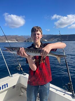 Vatten, regn och blåst, men fisheeeee!!! White Marlin Gran Canaria