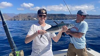 Seguimos con suerte y buena pesca!! White Marlin Gran Canaria