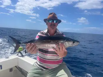 Atlantisk tunfisk, barracuda, siste fangst White Marlin Gran Canaria