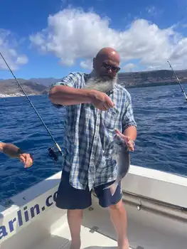 We gaan door met de wahoos!! White Marlin Gran Canaria