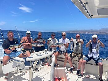 Wahoo, Mahi Mahi, Skipjack tunfisk White Marlin Gran Canaria