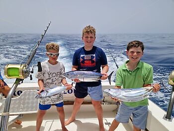 3 Marlin Blanco, Atún listado!!! White Marlin Gran Canaria