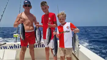 Mahi Mahi, Skipjack-tunfisk…. White Marlin Gran Canaria
