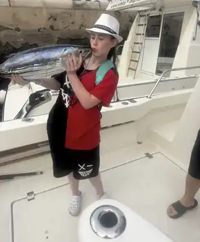 ¡¡¡Muchos, muchos atunes barriletes!!! White Marlin Gran Canaria