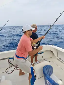 ¡¡¡Muchos, muchos atunes barriletes!!! White Marlin Gran Canaria