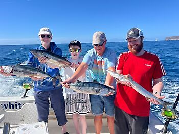 Atlantisk tunfisk, barracudaer, store røde snappere!!! White Marlin Gran Canaria