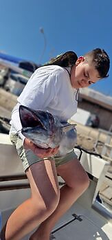 Pargos rojos grandes, atún del Atlántico White Marlin Gran Canaria