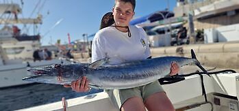 Pargos rojos grandes, atún del Atlántico White Marlin Gran Canaria