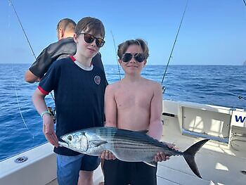 Pargos rojos grandes, atún del Atlántico White Marlin Gran Canaria